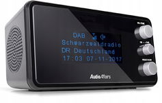 Cyfrowy budzik radiowy DAB+ UKW/FM alarm drzemka AudioAffairs DR010 (NK)