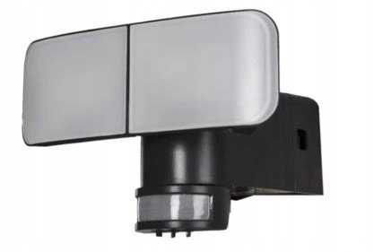 Lampa, Reflektor zewnętrzny LED z czujnikiem ruchu LightWay 872-B-S czarny