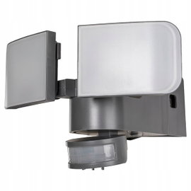 Lampa, Reflektor zewnętrzny LED czujnik ruchu LightWay 872-B-G antracyt
