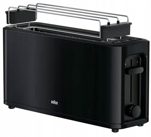 Toster z rusztem do pieczywa Braun HT3110 BK1000W (NK)