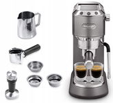 Ciśnieniowy Ekspres kolbowy do kawy spieniacz SLIM DeLonghi EC885.GY (P)