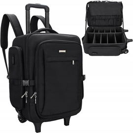 Profesjonalna podróżna kosmetyczka walizka Plecak na kółkach Relavel (NK)