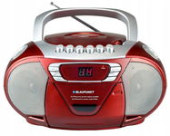 Boombox Radioodtwarzacz |Radio FM|CD|USB|Kaseta| Blaupunkt B11 RD (P)