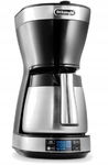 Przelewowy Ekspres do Kawy czarny termiczny dzbanek DeLonghi ICM16731 (P)