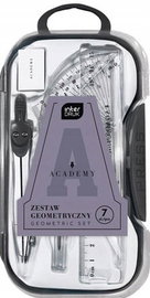 ZESTAW GEOMETRYCZNY W ETUI - 7 ELEMENTÓW INTERDRUK ACADEMY