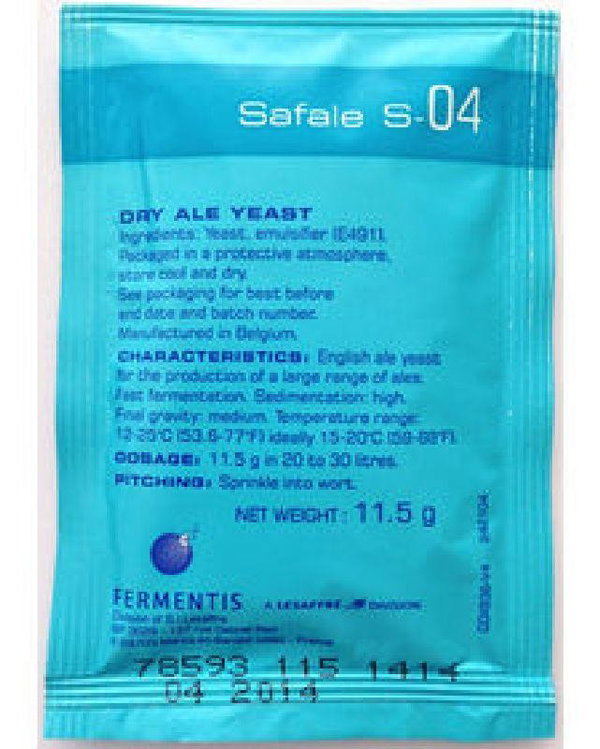 DROŻDŻE SAFALE S-04 - Fermentis