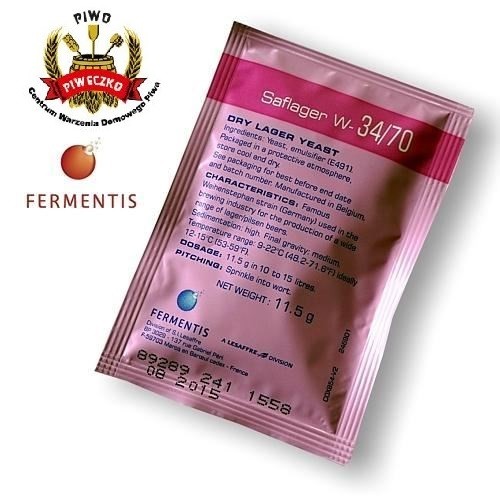 Drożdże piwowarskie Fermentis Saflager W 34/70