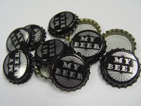 Kapsle z nadrukiem MY BEER - 50 sztuk
