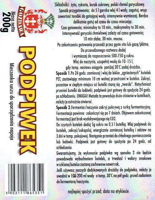 Podpiwek Gozdawa 200g