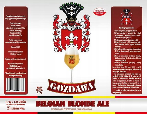 Gozdawa - Belgian Blonde Ale 1,7kg