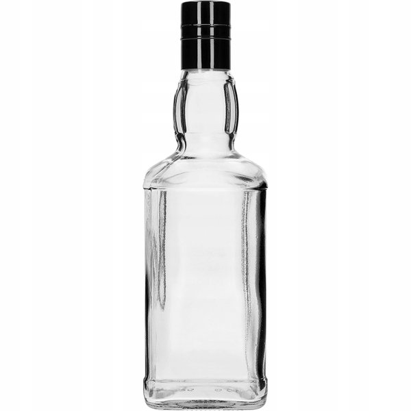 Butelka Daniels o pojemności 500 ml, z czarną zakrętką 28 x 38 mm, 1 szt.