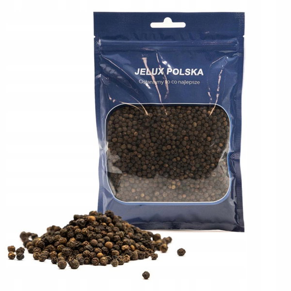 Pieprz czarny ziarno Premium 200g JELUX
