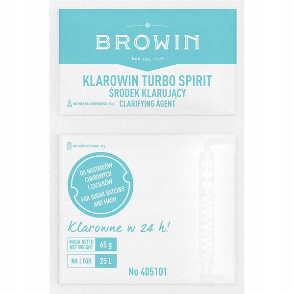 Środek klarujący Klarowin Turbo Spirit 25L - 65g