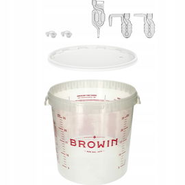 Pojemnik fermentacyjny 30L z nietłukącą rurką kątową