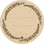 Etykiety okrągłe fi66,5mm na zakrętki/słoiki-20szt