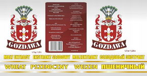 Gozdawa Ekstrakt Słodowy Pszeniczny 1,7PIWO DOMOWE