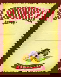 Etykieta ŚLIWOWICA DOMOWA TRADYCYJNIE PAL 10 sztuk