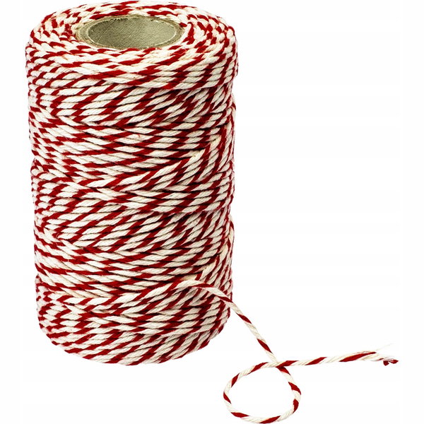 Nici wędliniarskie biało-czerw. baweł. (240C) 100g