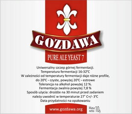 Gozdawa Pure Ale Yeast 7 Drożdże