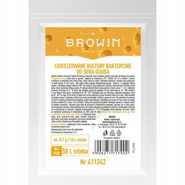 Liofilizowane kultury bakteryjne do sera gouda