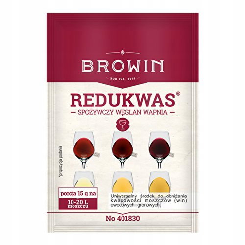 Redukwas -regulator kwasowości węglan wapnia