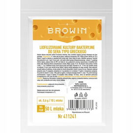 Liofilizowane kultury bakteryjne do sera greckiego