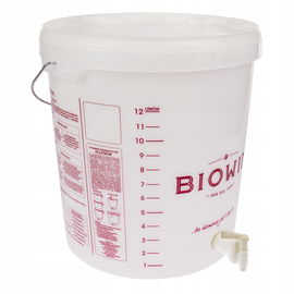 Pojemnik fermentacyjny 15L z nadrukiem i kranem