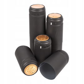 Kapturki z perforacją czarne fi 31mm 100szt.