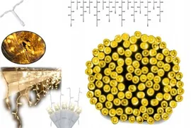 Lampki Świąteczne 500 Led Choinkowe Dekoracyjne IP44 Zewnętrzne 32m Ciepłe