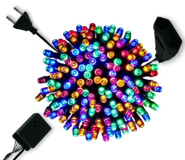 Lampki Świąteczne 500 Led Choinkowe Dekoracyjne IP44 Zewnętrzne 32m RGB