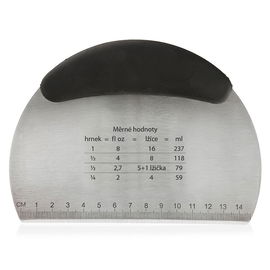 Szpatuła, rozdrabniacz do ciasta stalowa 16 cm