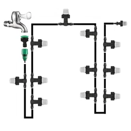 Kurtyna Wodna System Nawadniający Ogrodowy Zestaw Zraszaczy 10 szt 10m