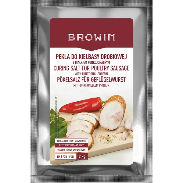 Peklosól - Pekla do kiełbasy drobiowej, z białkiem funkcjonalnym, 60g
