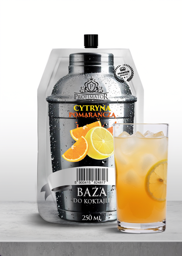 Syrop barmański zaprawka baza koncentrat Profimator CYTRYNA-POMARAŃCZA 250 ml