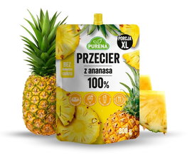 Przecier mus owocowy 100% bez cukru z ananasa 300g
