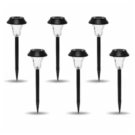 Zestaw Lamp Lampy Ogrodowe Solarne Wbijane Wodoodporne 41cm Zewnętrzne 6szt.
