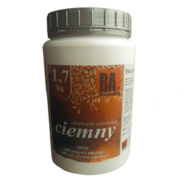Ekstrakt słodowy niechmielony w syropie CIEMNY 1,7 kg