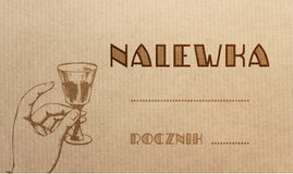 Etykieta samoprzylepna old  na nalewkę 10 sztuk
