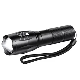 Latarka Taktyczna Led T6 Wodoodporna Wojskowa 10W 200Lm Mocna Zoom 300m