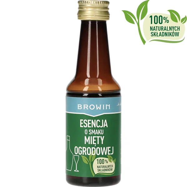 Esencja o smaku mięty ogrodowej, na 4 L, 40 ml