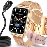 SMARTWATCH ZEGAREK DAMSKI POLSKIE MENU ROZMOWY POWIADOMIENIA PULS SPORT