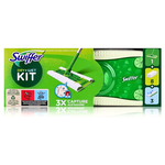 SWIFFER Mop Zestaw Startowy Do Mycia Podłóg 11 Wkładów Mokre Suche Ścierki