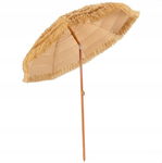Parasol Plażowy|Ogrodowy| Regulacja Nachylenia|Imitacja Słomy| 200cm