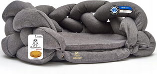 Dobadium Legowisko Dla Psa|Szary|70x30cm| Ergonomiczny materac|Ortopedyczne