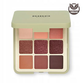 KIKO MILANO Green Me paleta 9 cieni do powiek 102 Feisty Saffron 9x1g