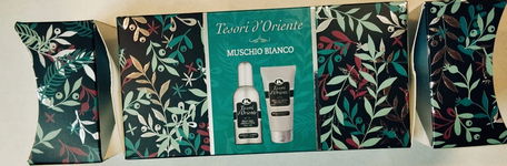 Tesori d'Oriente Muschio Bianco: Perfumy 100ml + Żel pod Prysznic 75ml