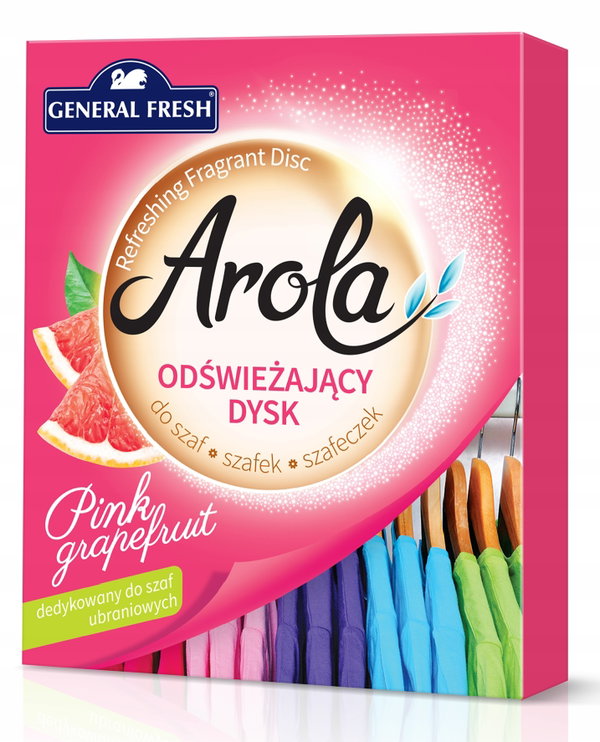 Arola odświeżający dysk do szafy Pink Grapefrut