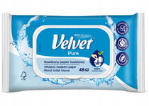 Nawilżany papier toaletowy Velvet Pure