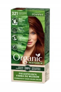 Joanna Organic farba do włosów 321 kasztanowy Vege