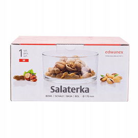 Salaterka szklana prosta 17cm Color Box